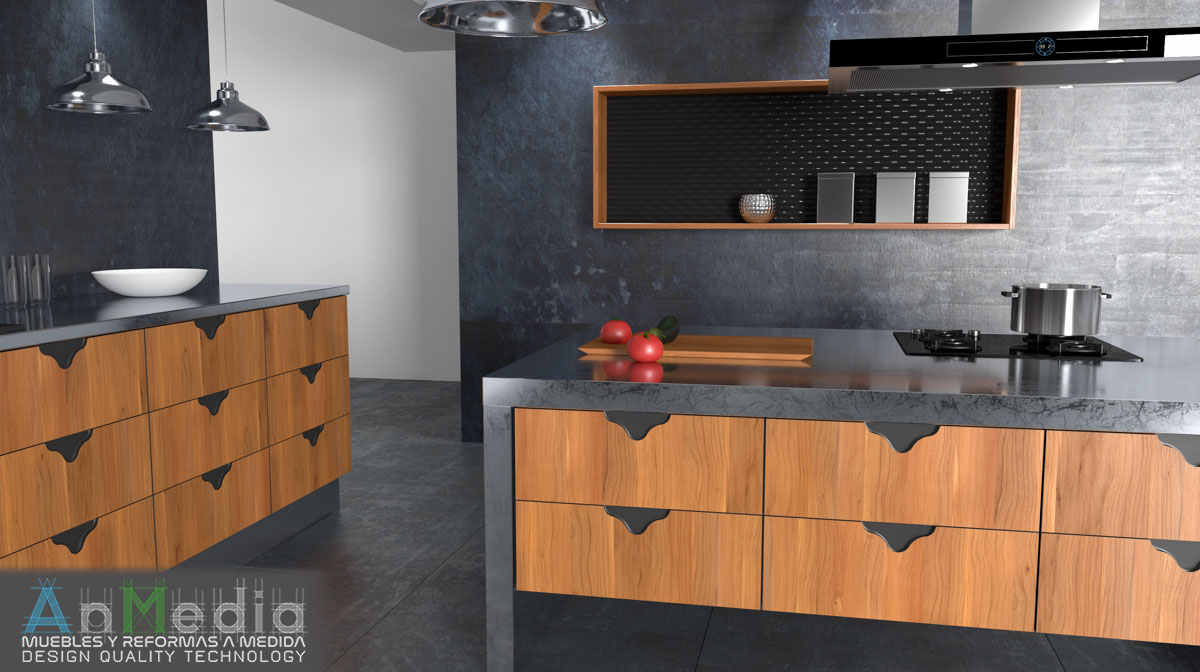 Frente de muebles - cocina - exclusive - alto acabado - marron - U0010